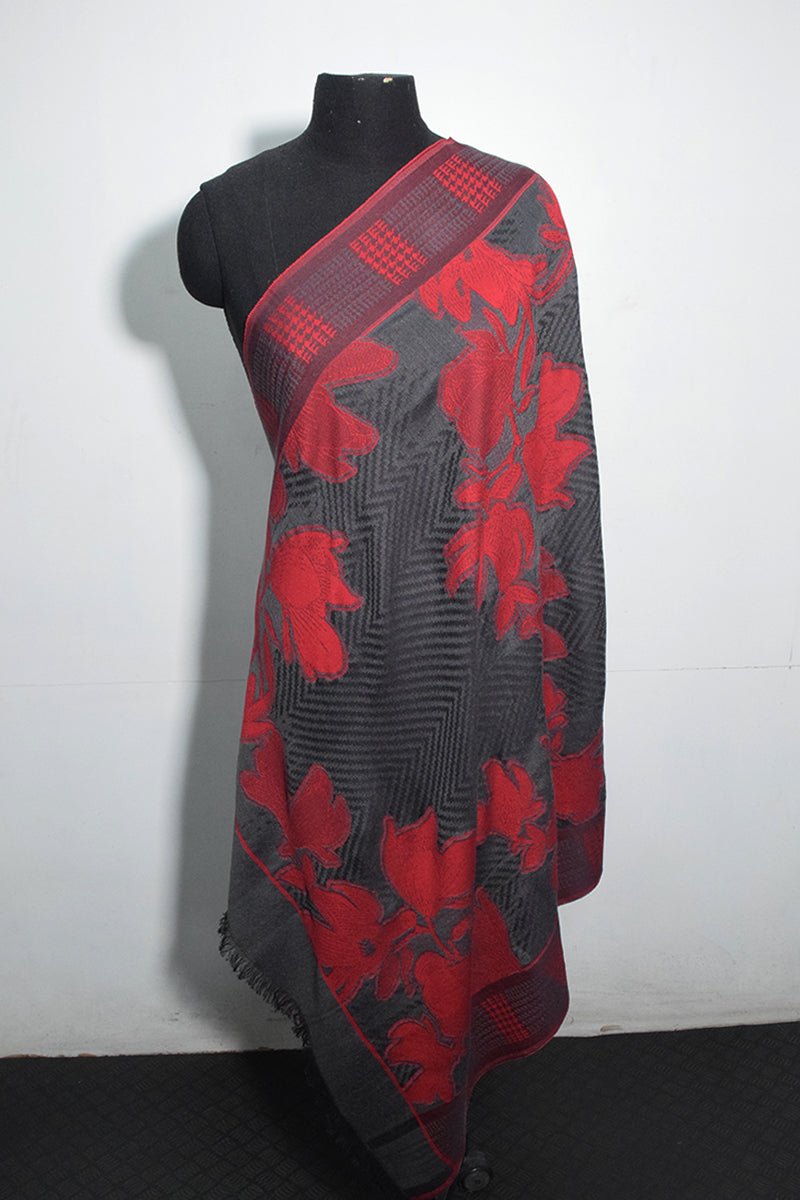 Pashmina Woven Jacquard Shawl D