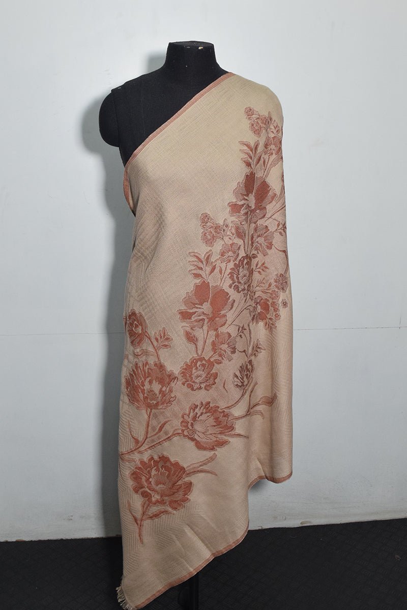 Pashmina Woven Jacquard Shawl C